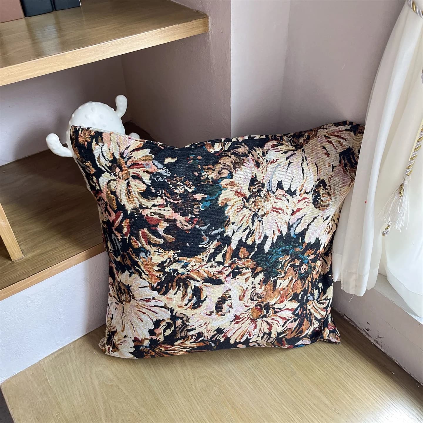 Jacquard pudebetræk i amerikansk landstil til sofa